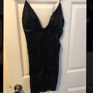 Sparkle with me sequin mini dress